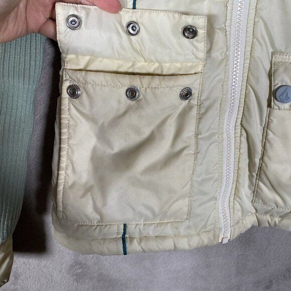 Vintage Volcom Winter Jacket Women's Small Y2K 90s Ski Snowboard Insulated - Picture 7 of 16
